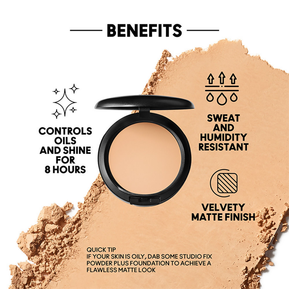 M.A.C Studio Fix Powder Plus Compact Foundation - C2 - Swadesiicart