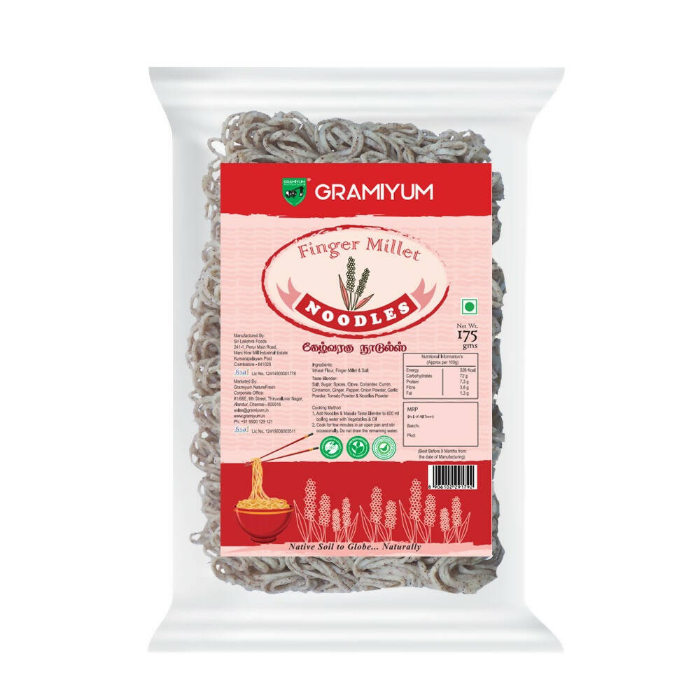Gramiyum Ragi Noodles – Kelvaragu Noodles - Gramiyum