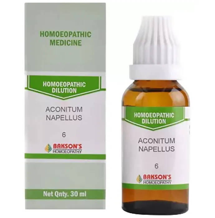 Bakson's Homeopathy Aconitum Napellus Dilution | Swadesiicart