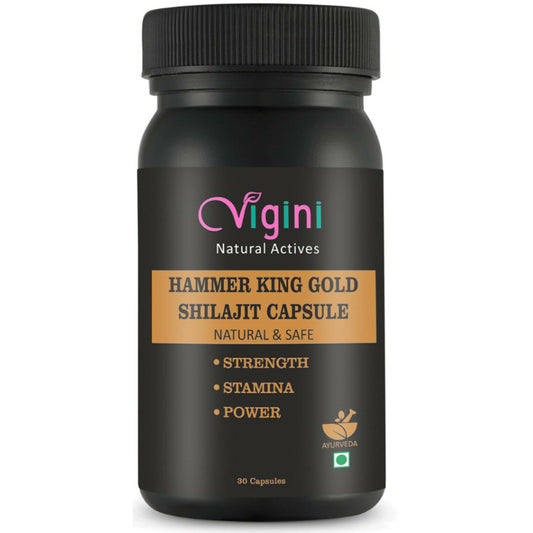 Vigini Natural Hammer King Gold Sj Capsule for Men | Swadesiicart
