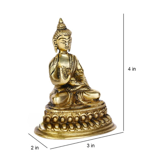 Collectible India Small Lord Blessing Buddha Idol - Swadesiicart