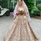 Jyoti Fashion Delightful Rose Pink Sequins with Zari Thread & Coding Dori Embroidery work Lehenga Choli with Dupatta | Swadesiicart