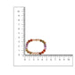 Red Carnelian, Lapis Lazuli, Amethyst and Green Avanturine Multicoloured Cyrstal Beads bracelet - Ruby Raang | Swadesiicart