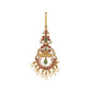 Nuyug 18K Gold Plated Ethereal Dual Color Maang Tikka | Swadesiicart