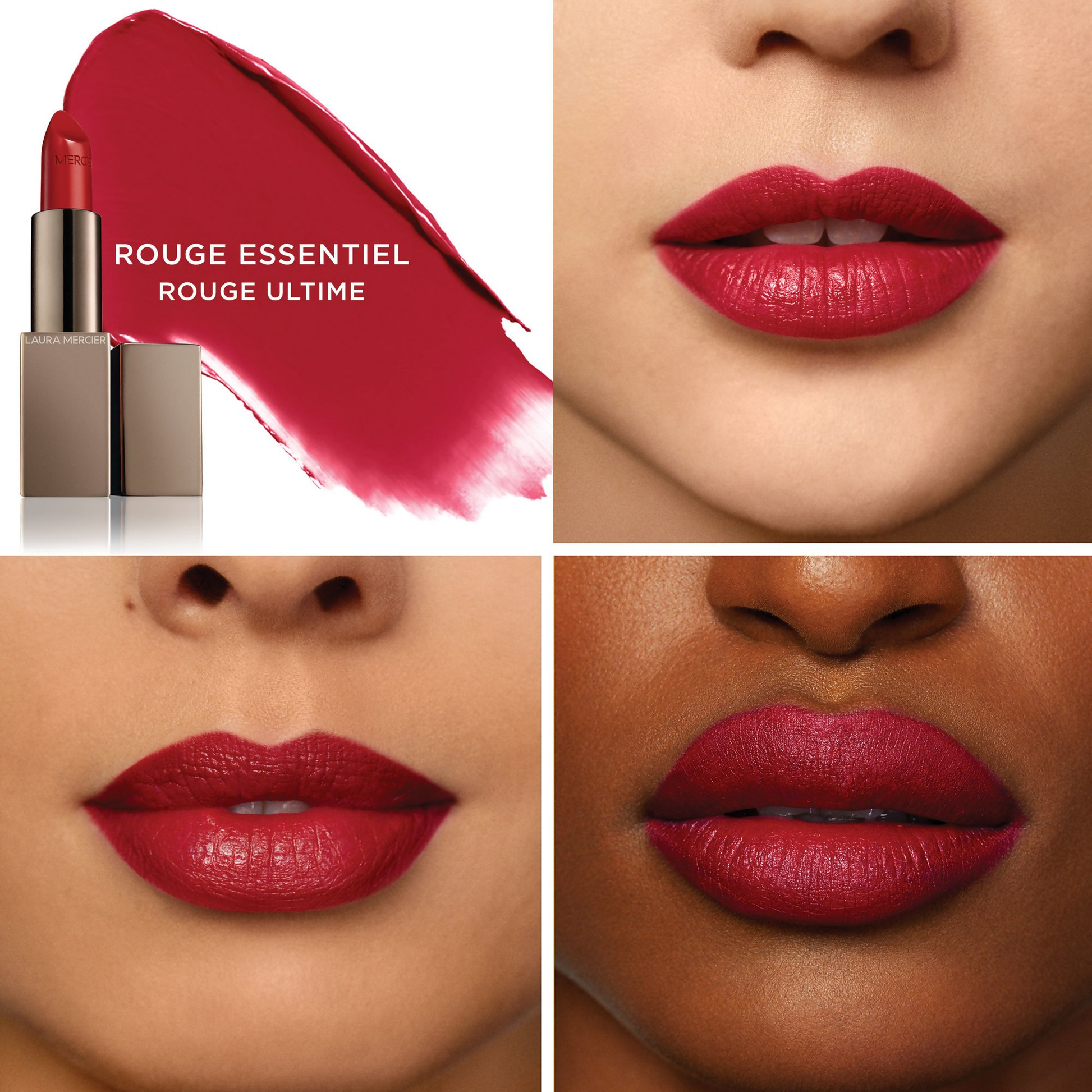 Laura Mercier Rouge Essentiel Silky Creme Lipstick - Ultime - Swadesiicart