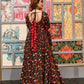 Aayaa Pure Ab Cotton Gown With Heavy Digital Print - Multi Color