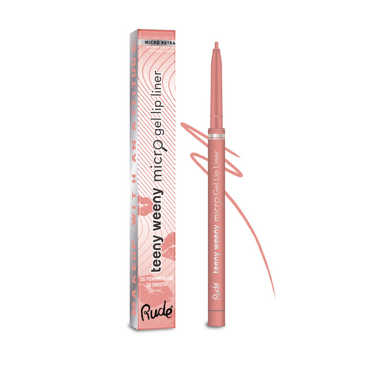Rude Cosmetics Teeny Weeny Micro Gel Lip Liner - Blushing Bare - Swadesiicart