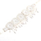 Mominos Fashion Johar Kamal Handicraft Off White/Golden Pearls Necklace with Earrings For Women - Swadesiicart