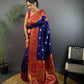 Joban Fashion Red Butti Banarasi Silk Sarees | Swadesiicart