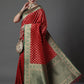 Mitera Woven Design Zari Silk Blend Banarasi Saree | Swadesiicart
