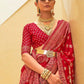 Anouk Woven Design Zari Organza Banarasi Saree | Swadesiicart