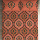 SPACES Aurum Peach Ethnic Motifs Pure Cotton 140 TC Queen Bedsheet with 2 Pillow Covers - Swadesiicart