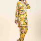 HOUSE OF KARI Floral Printed Chikankari Regular Straight Pure Cotton Kurta with Trousers | Swadesiicart