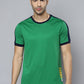 Alcis Men Green Printed Slim Fit T-shirt | Swadesiicart