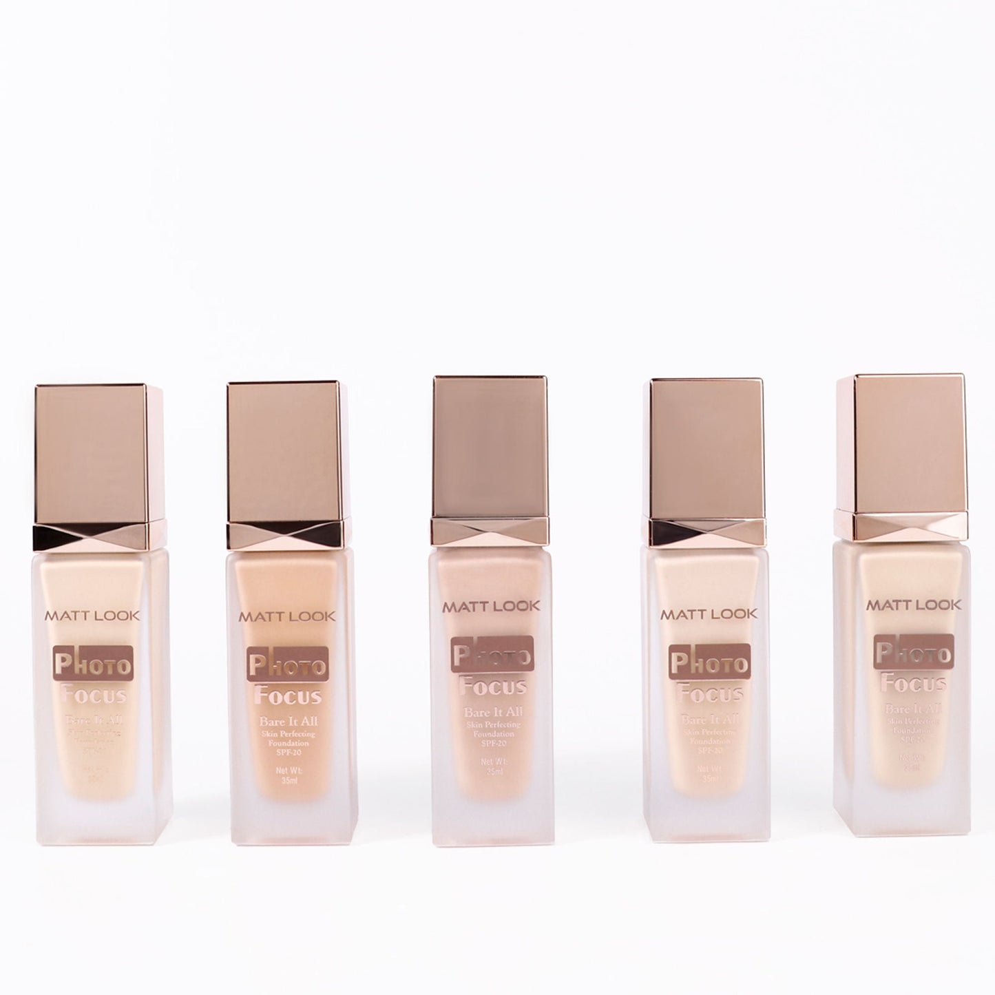 Matt Look Photo Focus Bare It All Skin Perfecting Foundation - Worthy Almond - Swadesiicart
