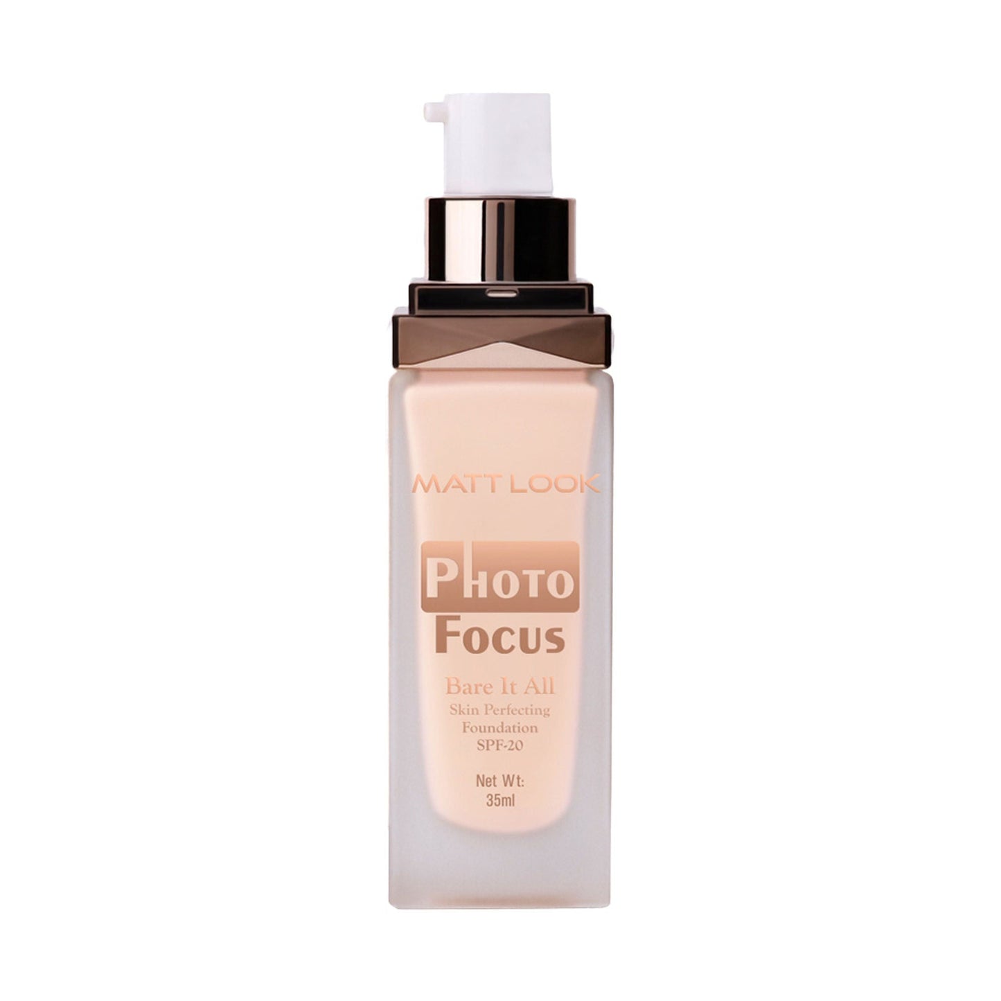 Matt Look Photo Focus Bare It All Skin Perfecting Foundation - Worthy Almond - Swadesiicart