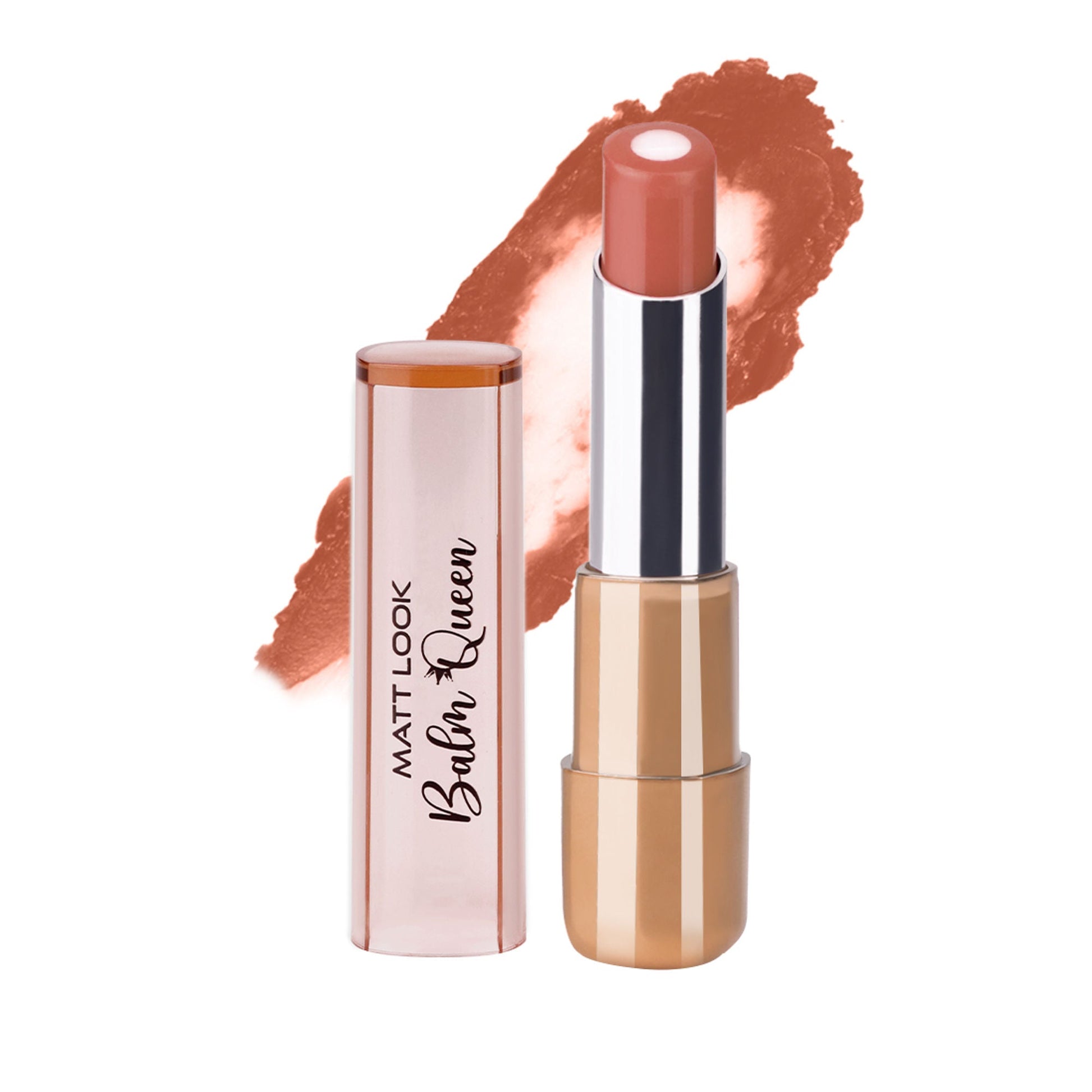 Matt Look Balm Queen Hydrating Lip Balms - Coco Nude - Swadesiicart