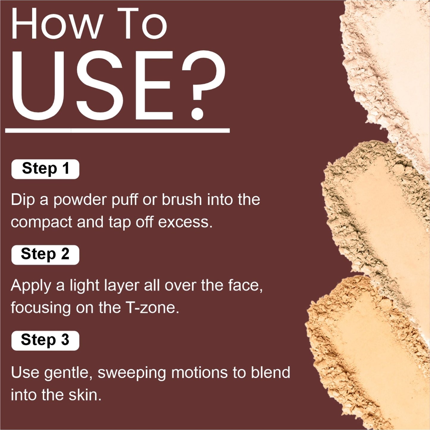 Matt Look Face Fix Ultimate Set Compact Powder - Natural Nude - Swadesiicart