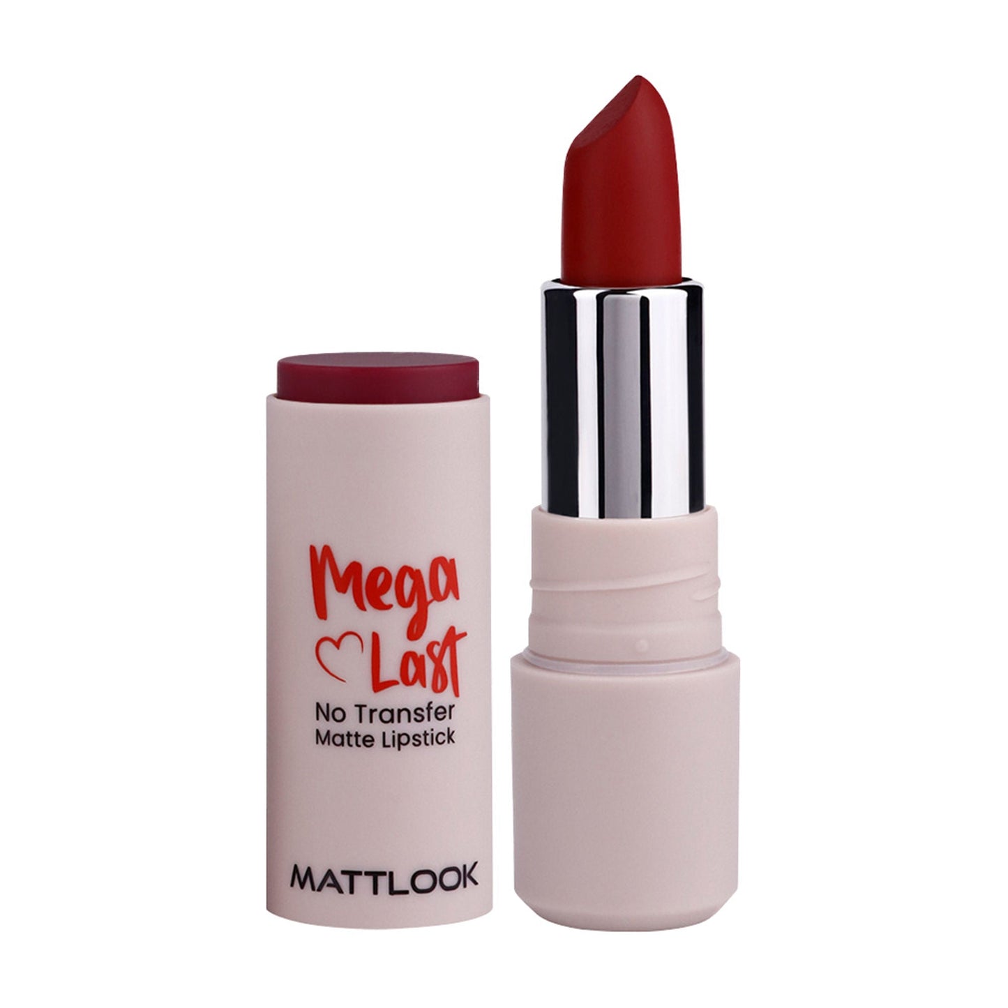 Matt Look Mega Last No Transfer Matte Lipstick - Hollywood Maroon - Swadesiicart