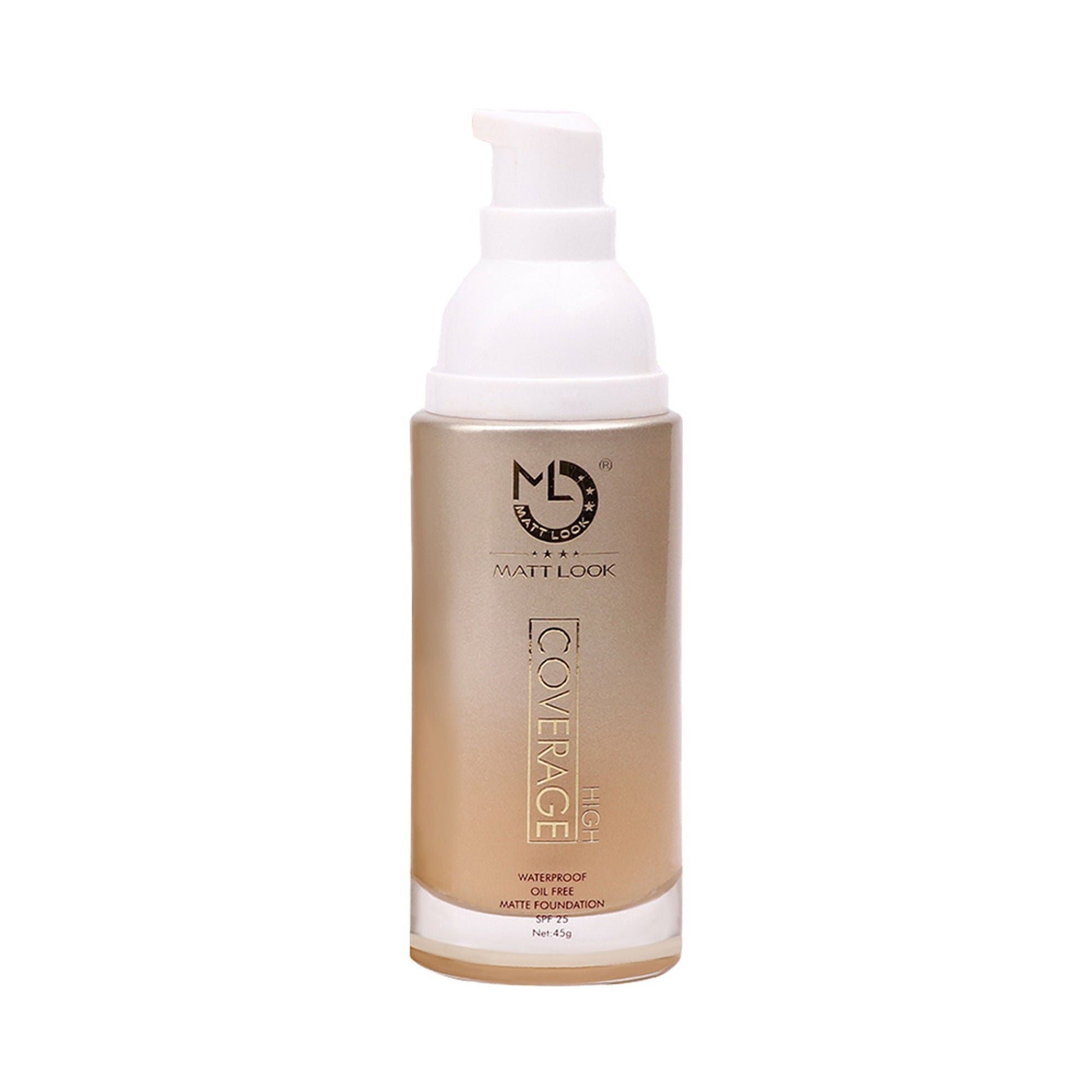Matt Look High Coverage Foundation - Cream Beige - Swadesiicart