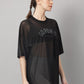 MKH Typography Printed Drop Shoulder Sleeves Dri-FIT Sports T-Shirt - Swadesiicart