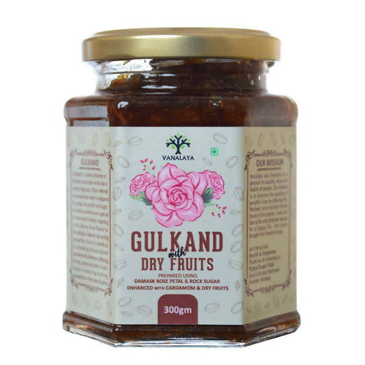 Vanalaya Gulkand With Dry Fruits - Vanalaya and Nutracology