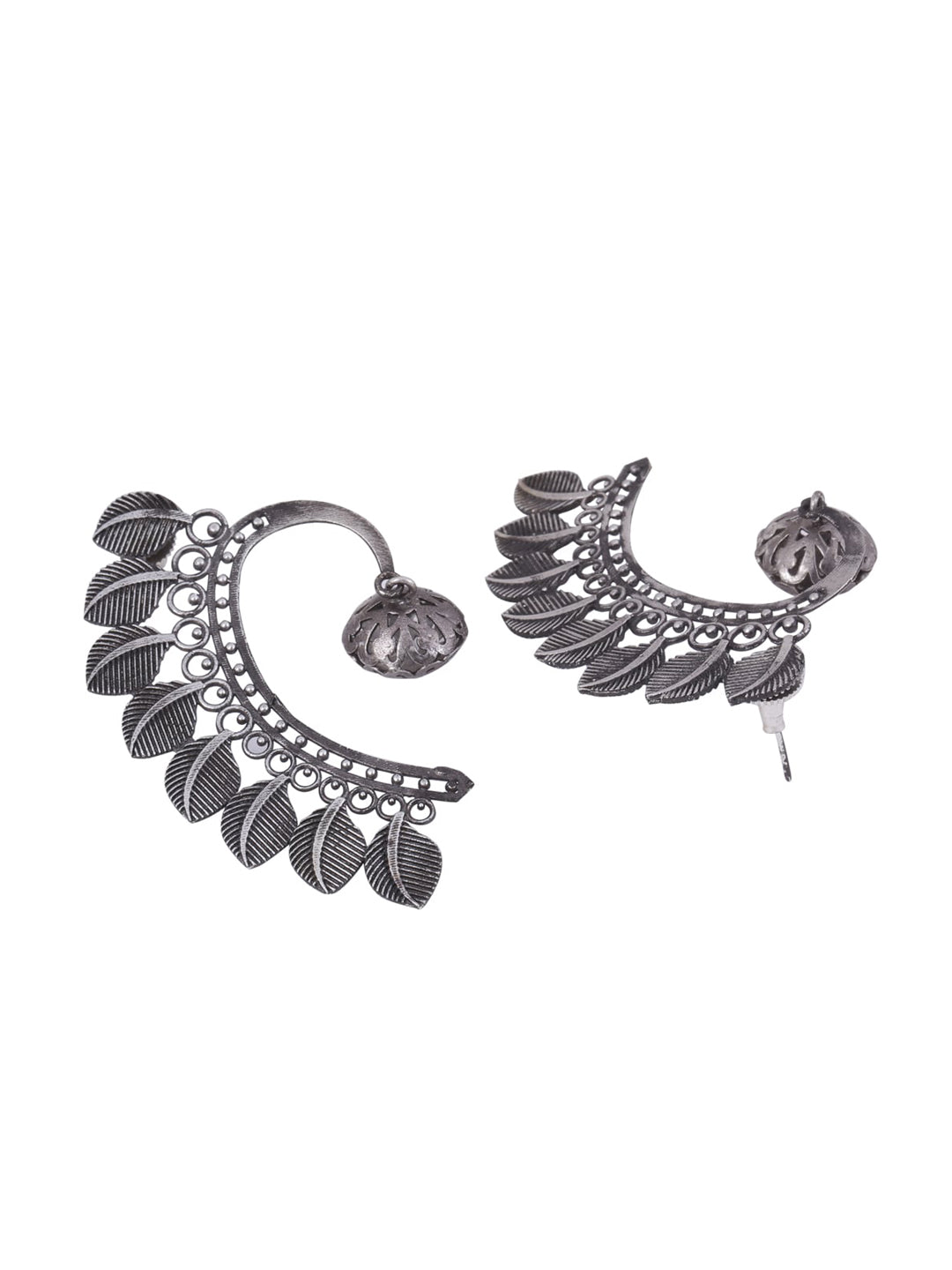Shoshaa Silver-Plated Contemporary Ear Cuff | Swadesiicart