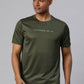 Alcis Men Typography Printed Dry Tech Slim Fit Sports T-shirt | Swadesiicart