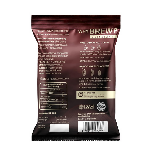 Bevzilla Coffee Pouch | Swadesiicart