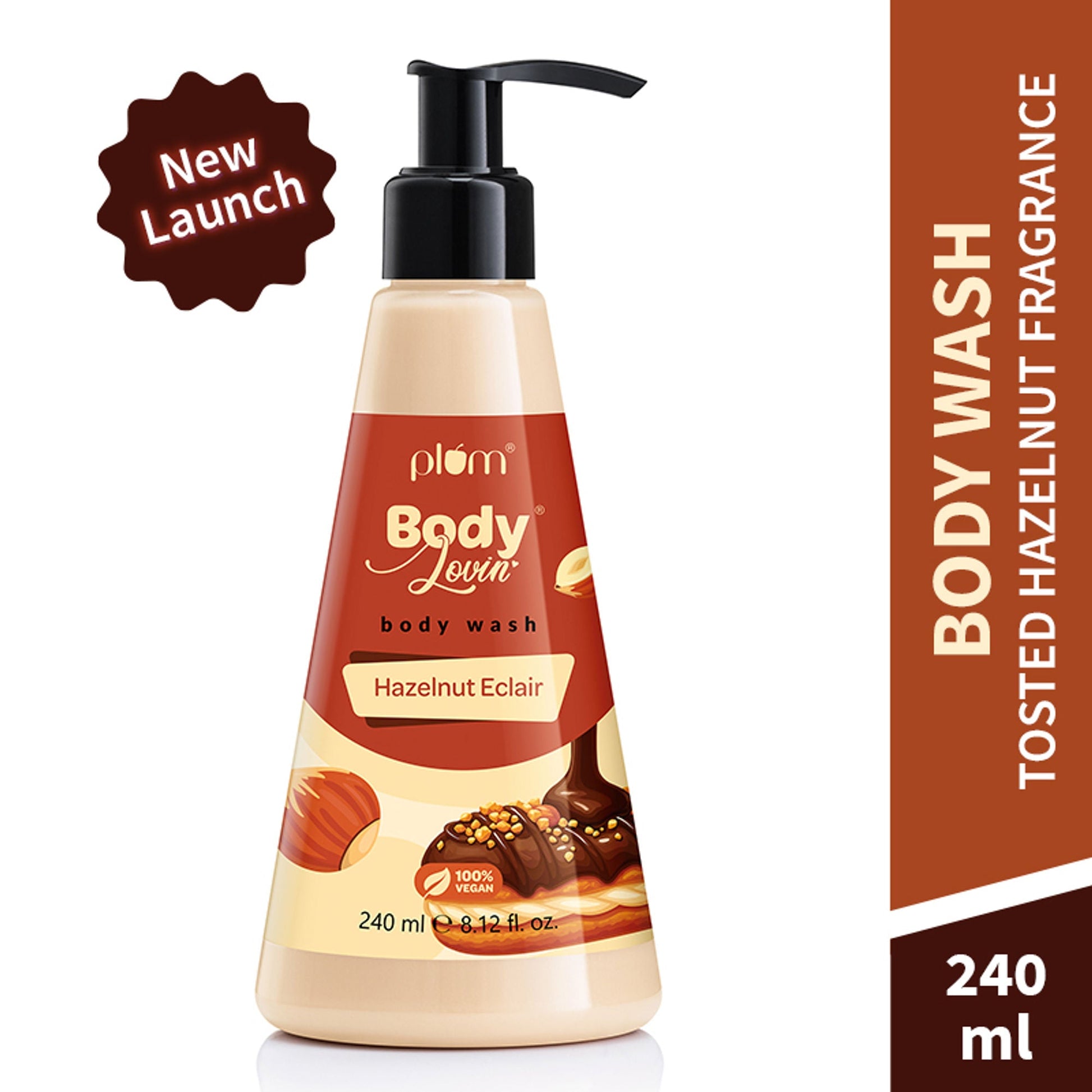 Plum BodyLovin' Hazelnut Eclair Body Wash - Swadesiicart