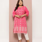 Sztori Plus Size Ethnic Printed Kurta - Swadesiicart