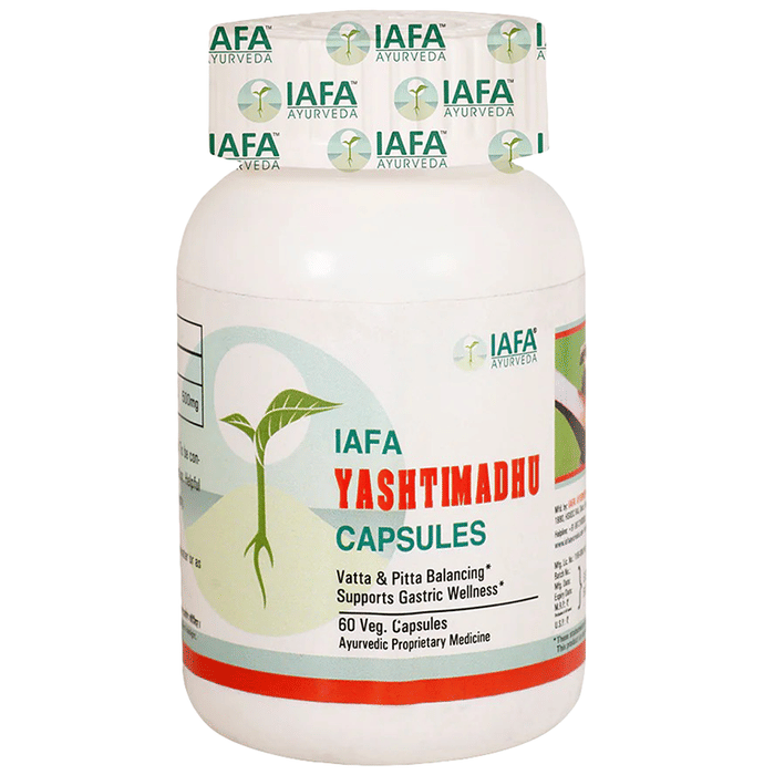 Iafa Ayuveda Yashtimadhu Capsules | Swadesiicart