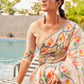 Tikhi Imli Floral Organza Ready to wear Saree | Swadesiicart