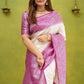 Kalini Woven Design Zari Banarasi Saree | Swadesiicart