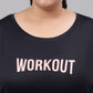 MKH Plus Size Typography Printed Dri-FIT T-shirt - Swadesiicart