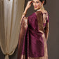 Anouk Woven Design Zari Silk Blend Banarasi Saree | Swadesiicart