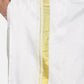 Sethukrishna Men White Solid Readymade Dhoti | Swadesiicart