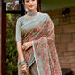 Shree Shyam Fashion Linen Brown Saree