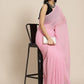 Tikhi Imli Pleated Georgette Saree | Swadesiicart