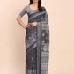 Shree Shyam Fashion Linen Cotton Black Saree