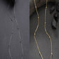 NVR Women's Set of 2 Silver & Gold Rhodium-Plated Minimal Chain | Swadesiicart