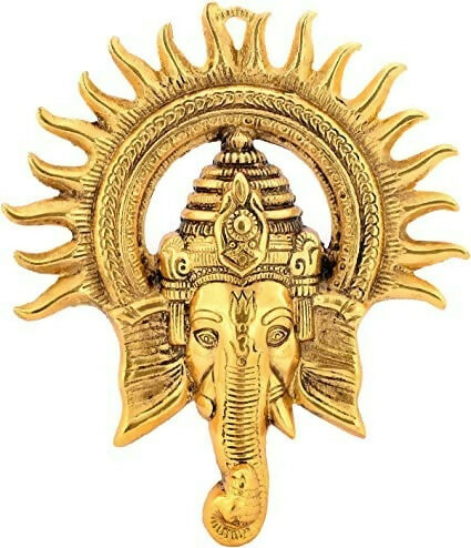 Smizzy Metal Ganesha Idol - Swadesiicart
