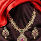 Saraf RS Jewellery Gold-Polished Multi-Colored Jewellery Set