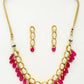 Kundan Choker With Earrings - Ruby Raang | Swadesiicart