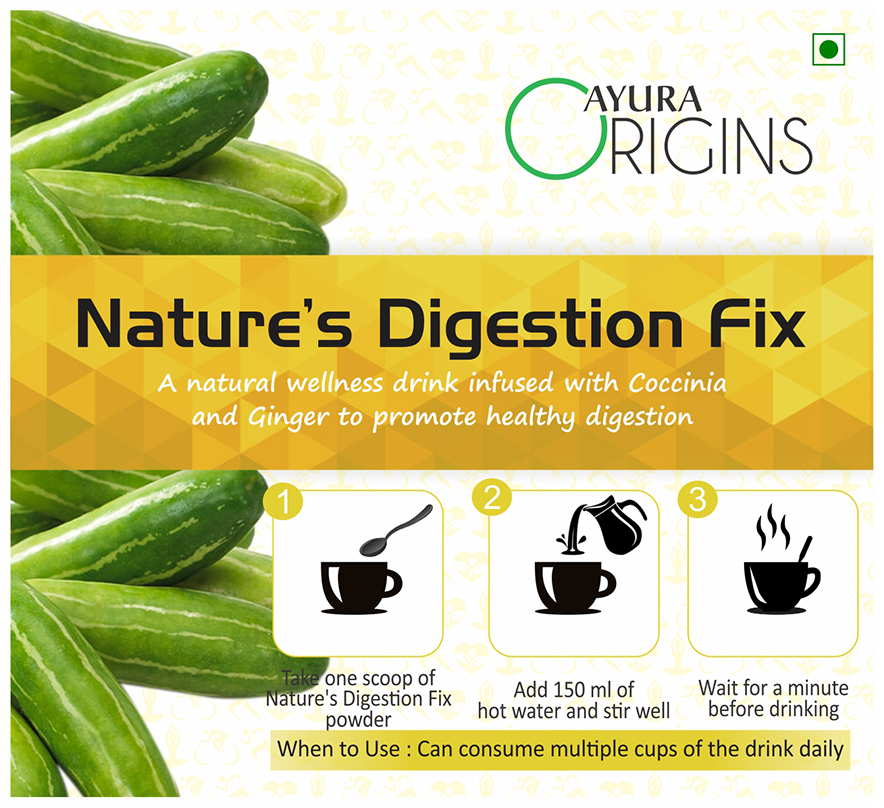 Ayura Origins Nature's Digestion Fix Powder - Swadesiicart