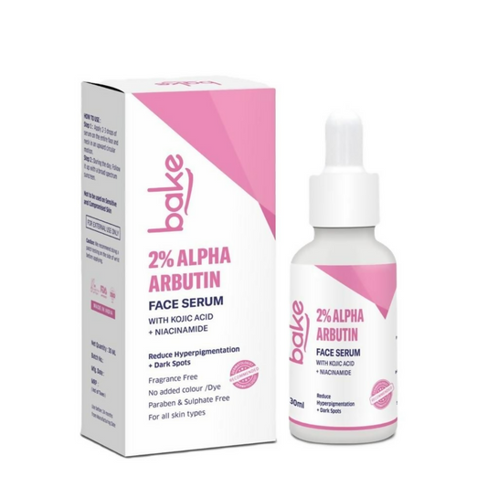 Bake 2% Alpha Arbutin Face Serum With Kojic Acid & Niacinamide | Swadesiicart