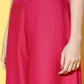 InWeave Women's Fuchsia Green Brocade Mughal Shaan Kurta Palazzo Set - Swadesiicart