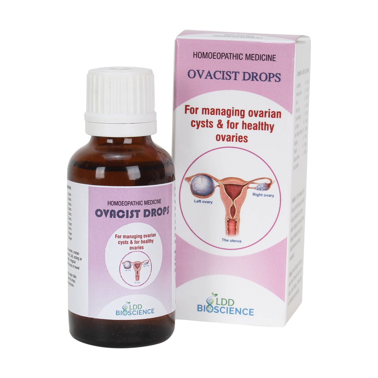 LDD Bioscience Homeopathy Ovacist Drops | Swadesiicart