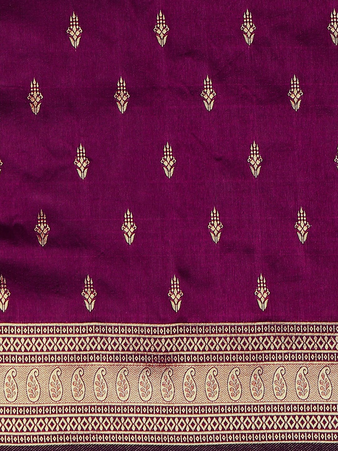 Mitera Woven Design Zari Silk Blend Banarasi Saree | Swadesiicart