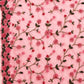 Tikhi Imli Pink & Green Beads and Stones Net Heavy Work Saree | Swadesiicart